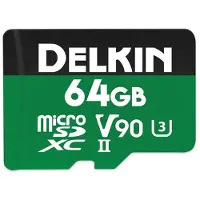 Delkin Devices POWER microSD 64GB UHS-II V90 DDMSDG200064