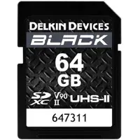 Delkin BLACK UHS-II (V90) 64GB R:300MB/s W:250MB/s