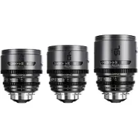 DZOfilm Pavo 2x Anamorphic 3-Lens Kit (28/40/75mm T2.1) for PL/EF Mount (S35) imperial - Blue Coatin