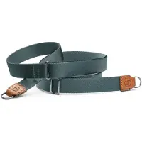 Leica 18568 Trageriemen Stoff/Leder cognac - petrol