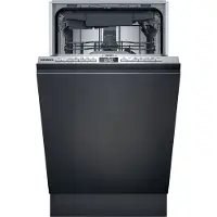 Siemens iQ300 SR73EX25ME, Voll integriert, Single (45 cm breit), Edelstahl, Tasten, höher, Korb