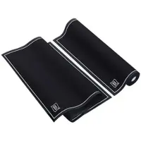 Monouso - Schwarz Küchenhandtuch Mit Weisser-Rand 40x64 cm P64cm (10 Stück)