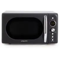 Create Retro, Arbeitsplatte, Kombi-Mikrowelle, 20 l, 700 W, Eingebautes Display, LCD