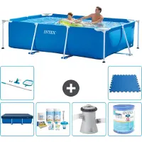 Intex Rechteckiger Frame Pool - 260x160x65 cm - 7-teilig S40117