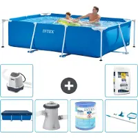 Intex Rechteckiger Frame Pool - 260x160x65 cm - 7-teilig S40092