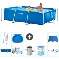 Intex Rechteckiger Frame Pool - 260x160x65 cm - 9-teilig S40101