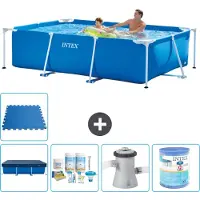 Intex Rechteckiger Frame Pool - 260x160x65 cm - 6-teilig S40071