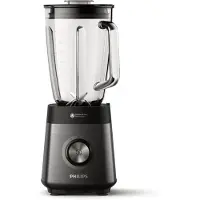 Philips Standmixer "HR3040/00 5000 Series, mit ProBlend Plus-Technologie," 1200 W 2-Liter-Behälter und automatischer Reinigung; Edelstahl/Grau