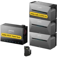 Anker SOLIX Power Dock Multisystem mit Solarbank 3 E2700 Pro Balkonkraftwerk Speicher, by Powerness - 1x Power Dock + 3x Solarbank 3 E2700 Pro / 1x Smart Meter / Selbstabholung