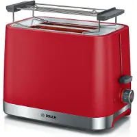 Bosch TAT4M224, 2 Scheibe(n), Rot, Edelstahl, Tasten, Drehregler, 950 W, 220 - 240 V