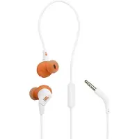 JBL Endurance Run 3 – Kabelgebundene In-Ear-Sportkopfhörer mit Mikrofon, IP65, Weiß