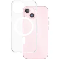 PanzerGlass CARE by - Flagship Case Transparent Urban Combat w. White MagSafe - iPhone 15