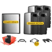 EcoFlow Stream Ultra X, All-in-One Speicher für Balkonkraftwerke, by Powerness - Stream Ultra X + 4 x Stream AC Pro | 11520Wh / Gratis Smart Meter / Powerness Express (Lieferzeit: 5-14 Werktage)