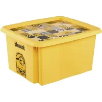 Keeeper Aufbewahrungsbox karolina "Minions Mosaic" 24 Liter gelb