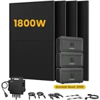 Growatt NOAH 2000 Speicher 6144Wh und NEO 800M-X mit 450Wp x4 0% MwSt