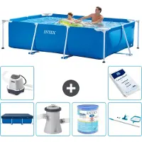 Intex Rechteckiger Frame Pool - 260x160x65 cm - 7-teilig S40090