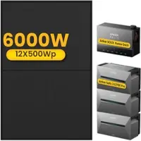 Anker 3x Solarbank 3 E2700 Pro mit Power Dock Multisystem, mit 12 x 500 Bifaziale Solarmodule, by Powerness - ohne Smart Meter / Powerness Express (Lieferzeit: 5-14 Werktage)