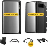 EcoFlow Stream Ultra, All-in-One Speicher für Balkonkraftwerke, by Powerness - Stream Ultra + Stream AC Pro | 3840Wh / 1 x Smart Meter / Selbstabholung