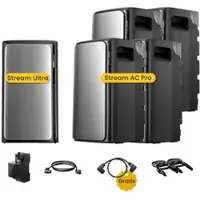 EcoFlow Stream Ultra, All-in-One Speicher für Balkonkraftwerke, by Powerness - Stream Ultra + 4 x Stream AC Pro | 9600Wh / 1 x Smart Meter / Standardversand
