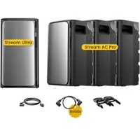 EcoFlow Stream Ultra, All-in-One Speicher für Balkonkraftwerke, by Powerness - Stream Ultra + 3 x Stream AC Pro | 7680Wh / ohne Zubehör / Selbstabholung