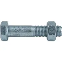 Industrial Quality Supplies Sechskantschraube DIN 7990 CE m.Sechskantmutter M 30 x 90 4.6 feuerverzinkt
