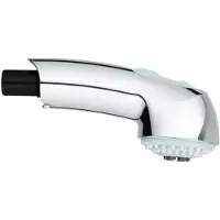 GROHE Zedra Spülbrause für Einhand-Spültischbatterie chrom/grau - 46657NC0
