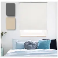 Ondeco Thermo Rollo Klemmfix ohne Bohren Wand Deckenmontage Größe: 100x160 cm, Farbvariante: Weiß