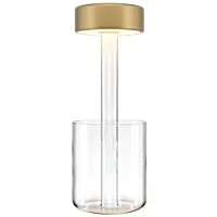 Maytoni LED Tischleuchte Ai Collaboration in Gold und Transparent 3W 120lm