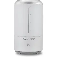 Zenet ZET-416 Ultraschall Luftbefeuchter 4 L | 275 ml/h, 25 W, 38 dB | Aromatherapie & 360° Düse | bis 40 m²