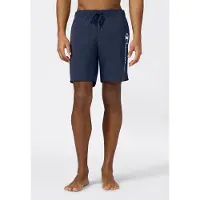 Champion Badeshorts "Beachshort Standard Fit", Herren, Gr. L, N-Gr, blau (nny), Web, Polyamid, unifarben, Badehosen Badeshorts, mit Logostickerei, unifarben, pflegeleicht, schnell trocknend