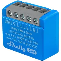 Shelly 1 Mini Gen4 Controller Zigbee/Matter