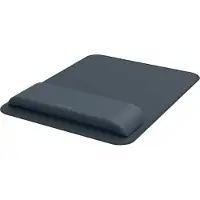 Leitz Ergo Mauspad und Handgelenkauflage, ergonomisch, 2 Höheneinstellungen, B 200 x T 260 x H 23 mm, samtgrau