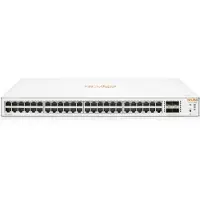 HP Aruba Networking Networking Instant On Switch 48p Gigabit 4p SFP 1830, Managed, L2, Gigabit Ethernet (10/100/1000), Vollduplex, Rack-Einbau, 1U