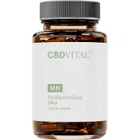 CBD-Vital Hyaluronsäure plus | 90 mg | Mit Vitamin C, Zink & Granatapfelkernmehl | 60 Kapseln