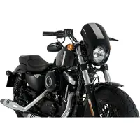 Puig 21084N Anarchy passend fuer HARLEY DAVIDSON SPORTSTER FORTY-EIGHT XL1200X Schwarz