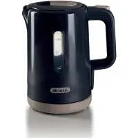 Ariete 2846 Breakfast Wasserkocher 1,7 L mit verdecktem Heizelement und schnurlos, dunkelblau