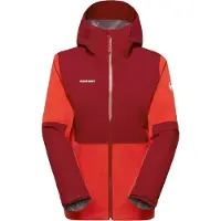 Mammut Linard Guide HS Hooded Jacket Women red-dark red