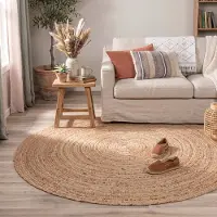 NATURL. Jute Teppich Rund - Fair Natur Ø 120 cm