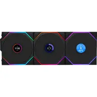 Lian Li Unifan Tl-lcd Wireless Reverse Ventilator 120 Mm 3 Einheiten