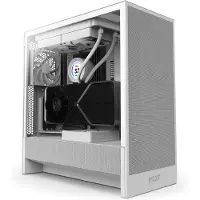 NZXT H5 Flow, Midi Tower, PC, Weiß, ATX, EATX, micro ATX, Micro-ITX, Gaming, 17,5 cm