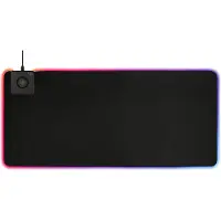 Deltaco GAMING XL RGB Mousepad with integrated QI Wireless Charging