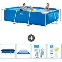 Intex Rechteckiger Frame Pool - 300x200x75 cm - 5-teilig S22350