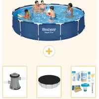 Bestway Steel Pro Rund - 396x84 cm - 4-teilig S22753