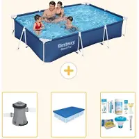 Bestway Steel Pro Rechteckig - 300x201x66 cm - 4-teilig S22721