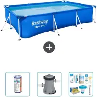 Bestway Steel Pro Rechteckig - 300x201x66 cm - 4-teilig S22718
