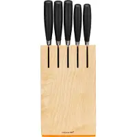 Fiskars FF+ Messerblock mit 5 Messern, 1016004