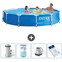 Intex Frame Pool Rund - 366x76 cm - 5-teilig S31596