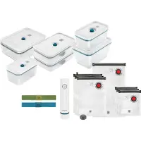 Zwilling - Fresh & Save Vacuum Starter Set - La-Mer-Turkis-Blågrøn - 16-pcs