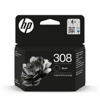 HP 308 Schwarz Original Druckerpatrone, Standardertrag, Schwarz, Tinte auf Pigmentbasis, 1 Stück(e), 160 Seiten, Einzelpackung