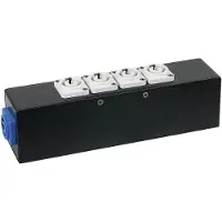 SHOWGEAR Powerport 5 powerCON Ein- und 5 powerCON Ausgänge